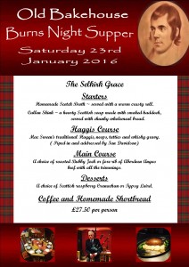 burns night supper menu 23rd celebrate saturday january